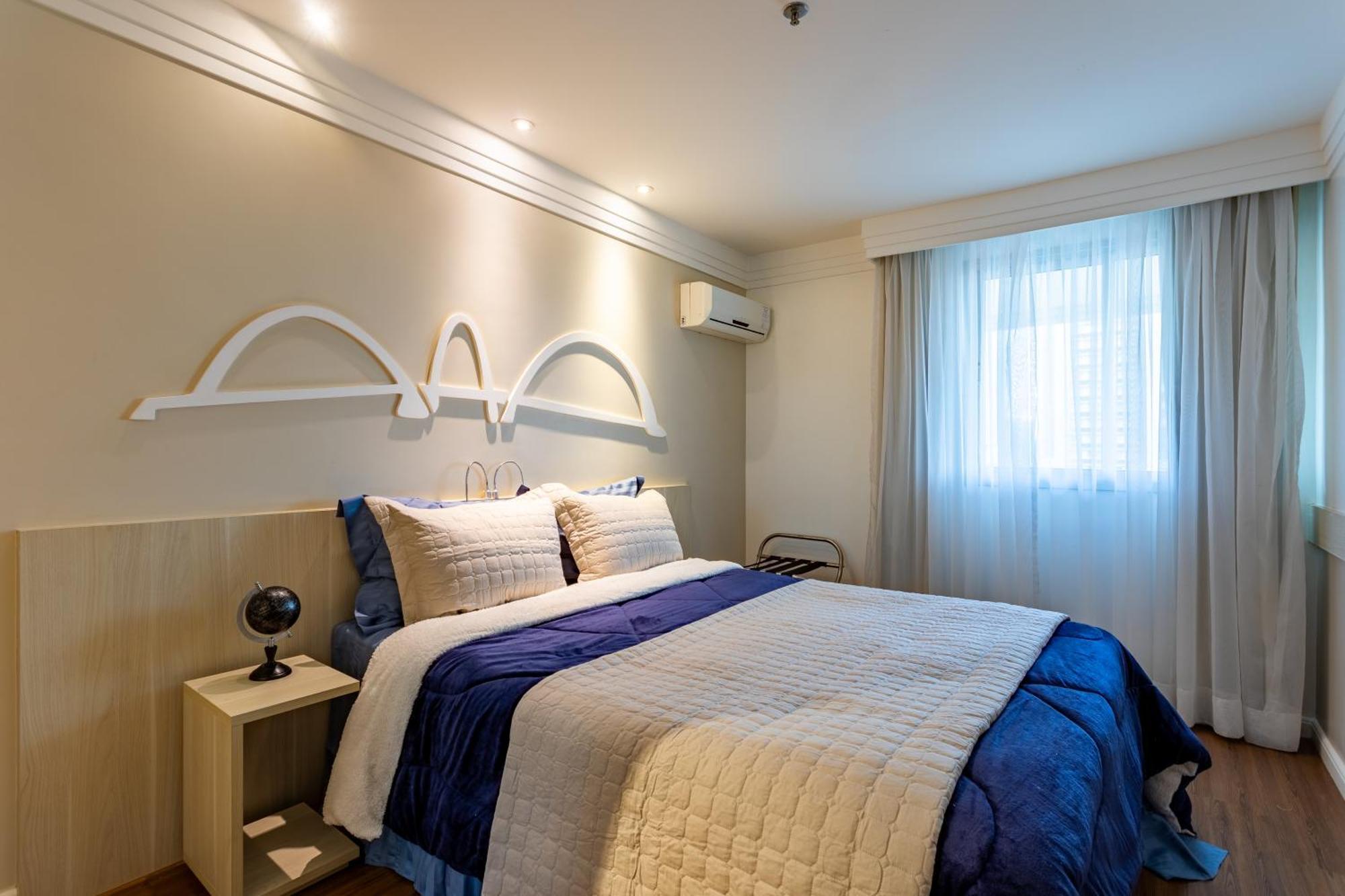 Flat 50m2 Com Varanda Aparthotel Brasilia